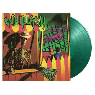 WHIPLASH -- Ticket to Mayhem  LP  SWAMP GREEN