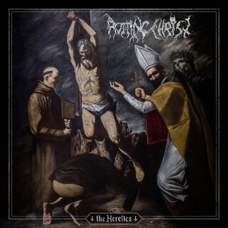 ROTTING CHRIST -- The Heretics  LP  CLEAR / BLACK MARBLED