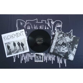 EXCREMENT -- Flesh & Blood  LP  BLACK + TOTE BAG
