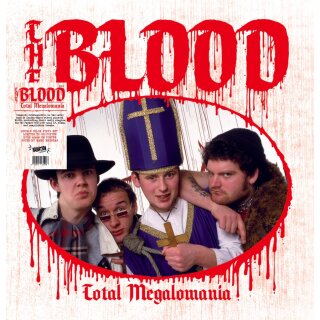 THE BLOOD -- Total Megalomania  DLP  WHITE / BLUE