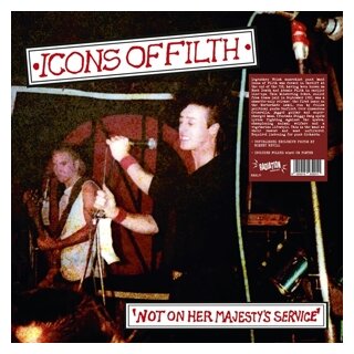 ICONS OF FILTH -- Not on Her Majestys Service  LP  BLACK