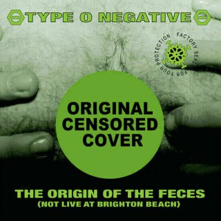 TYPE O NEGATIVE -- The Origin of the Feces  DLP  GREEN / BLACK