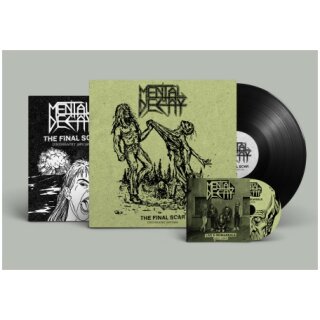 MENTAL DECAY -- The Final Scar - Discography 1987/1988  LP+CD  BLACK