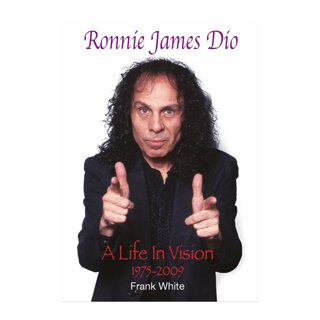 RONNIE JAMES DIO -- A LIFE IN VISION 1975-2009  BOOK