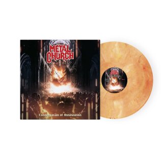 METAL CHURCH -- Congregation of Annihilation  LP  MARBLED