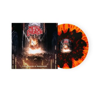 METAL CHURCH -- Congregation of Annihilation  LP  SPLATTER