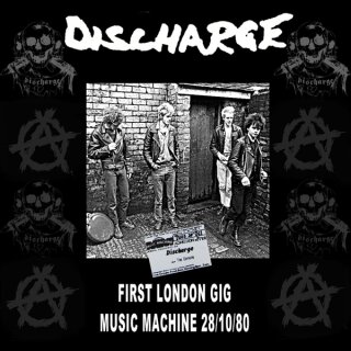 DISCHARGE -- Music Machine 28/10/80 - First London Gig  LP  PURPLE