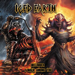 ICED EARTH -- Hellrider / I Walk Among You  DLP  PICTURE