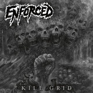 ENFORCED -- Kill Grid  LP + CD  BLACK