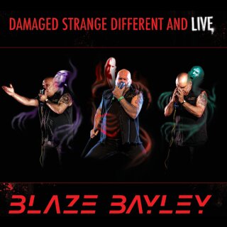 BLAZE BAYLEY -- Damaged Strange Different and Live  CD  O-CARD