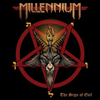 MILLENNIUM -- The Sign of Evil  LP  BLACK