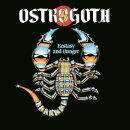 OSTROGOTH -- Ecstasy and Danger  LP  LTD BELGIAN FLAG