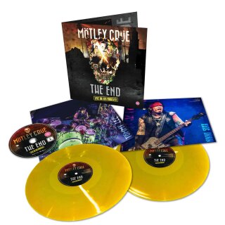 MÖTLEY CRÜE -- The End: Live In Los Angeles  DLP + DVD  YELLOW