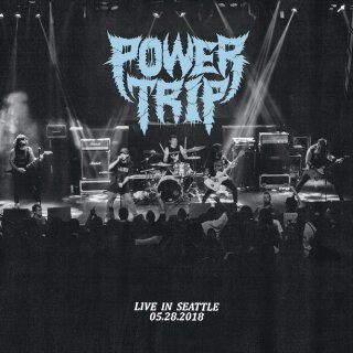 POWER TRIP -- Live in Seattle  LP  YELLOW / BLACK SPLATTER