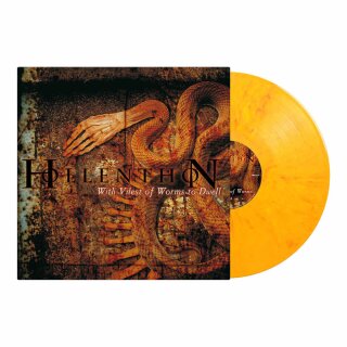 HOLLENTHON -- With Vilest Worms to Dwell  LP  YELLOW/ RED MARBLED