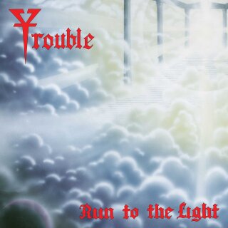 TROUBLE -- Run to the Light  LP  REDDISH BLUE MARBLED