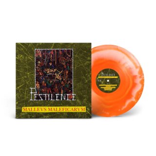 PESTILENCE -- Malleus Maleficarum  LP  ORANGE / WHITE  (AGONIA)