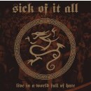 SICK OF IT ALL -- Live in a World Full of Hate  LP  CLEAR