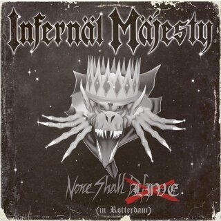 INFERNAL MAJESTY -- None Shall Live (In Rotterdam)  LP  RED / YELLOW