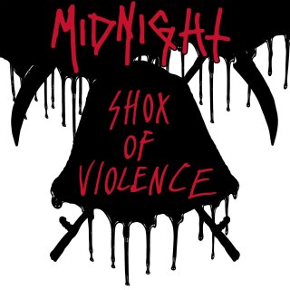 MIDNIGHT -- Shox of Violence  DLP  MARBLED