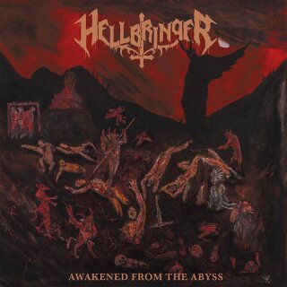 HELLBRINGER -- Awakened from the Abyss  LP  SPLATTER