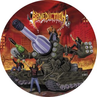BENEDICTION -- The Grotesque / Ashen Epitaph  7"  PICTURE