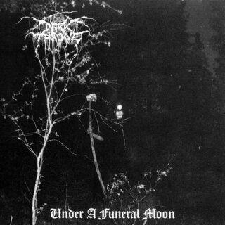 DARKTHRONE -- Under a Funeral Moon  LP  SILVER / WHITE MARBLED