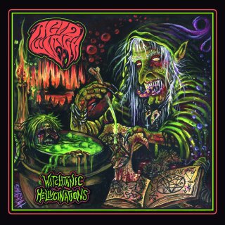ACID WITCH -- Witchtanic Hellucinations  LP  CLOUDY SWAMP GREEN