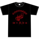 CONCRETE WINDS -- Red Bow  SHIRT L