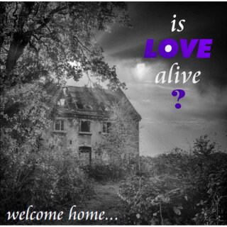 IS LOVE ALIVE? -- Welcome Home  LP  PURPLE