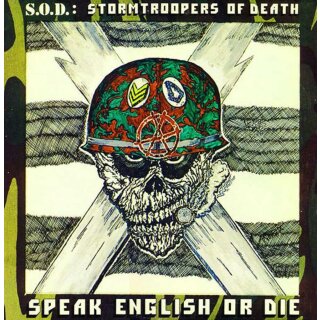 S.O.D. STORMTROOPERS OF DEATH -- Speak English or Die  DLP  SPLATTER