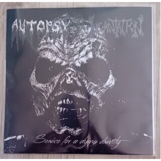 AUTOPSY / INCANTATION -- Service for a Dying Divinity  7"  RED