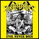 TOXIC HOLOCAUST -- Evil Never Dies  LP  YELLOW / WHITE /...