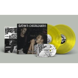 SATANS CHEERLEADERS -- What the Hell  DLP+CD  YELLOW