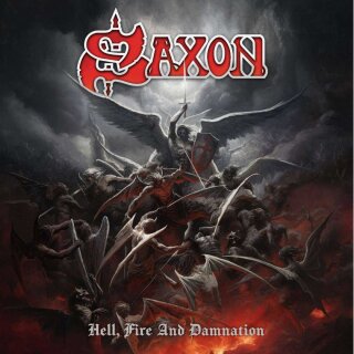 SAXON -- Hell, Fire and Damnation  LP  BLACK