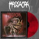 MASSACRA -- Enjoy the Violence  LP  RED MARBLED