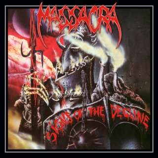MASSACRA -- Signs of the Decline  LP  RED MARBLED