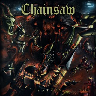 CHAINSAW -- Satan  LP  OXBLOOD