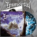 IMMORTAL -- At the Heart of Winter  LP  CYAN SPLATTER