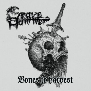 GRAVEHAMMER -- Bones to Harvest  LP  MARBLED
