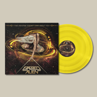 SACRED ALIEN -- The Universe Doesnt Care About You  LP  YELLOW