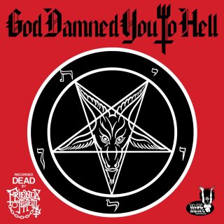 FRIENDS OF HELL -- God Damned You to Hell  LP  RED