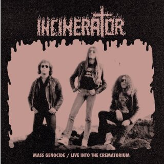 INCINERATOR -- Mass Genocide / Live into the Crematorium  LP  DIE HARD