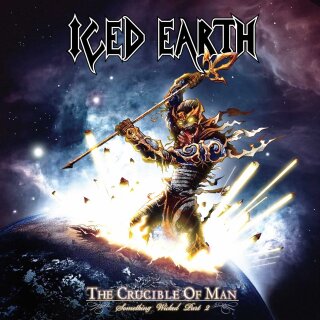 ICED EARTH -- The Crucible of Man: Something Wicked Part 2  DLP  BLACK