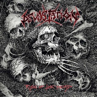 DEVASTATION -- Rise of the Dead  LP  GREY MARBLED