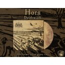 HORN -- Daudswiärk  LP  BROWN / YELLOW GALAXY