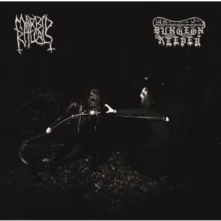 DUNGEON KEEPER / MORBID RITUALS -- Split  LP  MARBLED