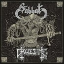 SABBAT / GRUESOME -- Split  7” EP  BLACK