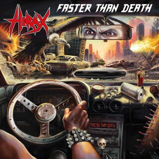 HIRAX -- Faster Than Death  7” EP  YELLOW