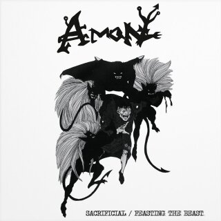 AMON -- Sacrificial / Feasting the Beast  LP  BLACK